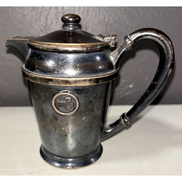 Vintage BISMARCK HOTEL CHICAGO 10oz Creamer Albert Pick & Co Numbered - Picture 1 of 8